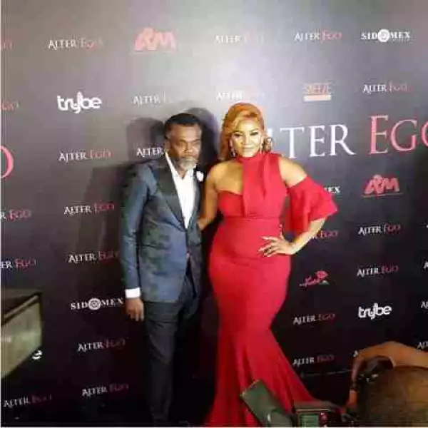 Hot Sex Scene Duo, Omotola Jalade And Wale Ojo Pictured At "Alter Ego" Premiere